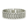 Men's Hiphop Alloy Geometric Diamond Bracelet