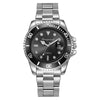 Men's Hiphop Alloy Imitation Mechanical Watch With Rotating Hollow Design Transparent Bottom Mineral Reinforced Glass Mirror Single Folding Buckle Waterproof And Luminous Features