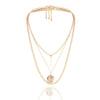 Men's Hiphop Alloy Iron Necklace With Geometric Design And Bamboo Chain