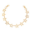 Men's Hiphop Metal Fivepointed Star Pants Pendant Waist Chain