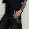 Men's Hiphop Metal Pants Chain With Cross Design
