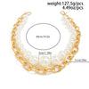 Men's Hiphop Metal Pants Chain With Large Pearl And Double Circle Design