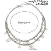 Men's Hiphop Metal Pearl Splicing Jeans Pendant Pants Chain Accessories
