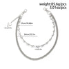 Men's Hiphop Metal Splicing Pants Chain