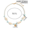 Men's Hiphop Niche Shell Necklace With Imitation Pearls And Geometric Pattern Handmade