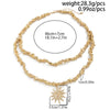 Men's Hiphop Niche Summer Alloy Geometric Pattern Handmade Sunflower Pendant Necklace