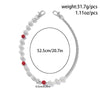Men's Hiphop Plastic Ball Stitching Waist Chain For Jeans