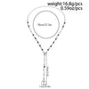 Men's Hiphop Style Alloy Geometric Pendant Handmade Necklace