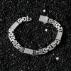 Men's Hiphop Style Alloy Geometric Stitching Cuban Chain Necklace With Diamond Design