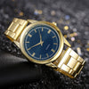 Men's Hiphop Style Alloy Watch With Round Dial And Stainless Steel Clasp