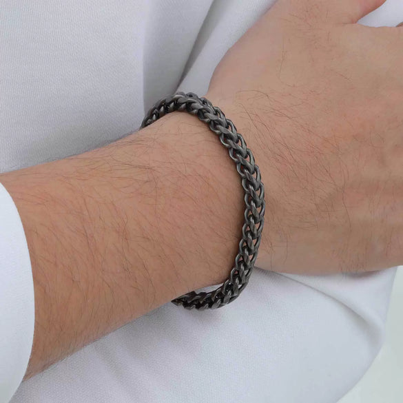 Men's Hiphop Titanium Steel Keel Chain Bracelet
