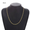 Men's Iron Alloy Nk Chain Necklace With Geometric Design And Electroplating Hiphop Style