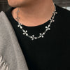 Men's Jewelry Alloy Geometric Cross Handmade Necklace
