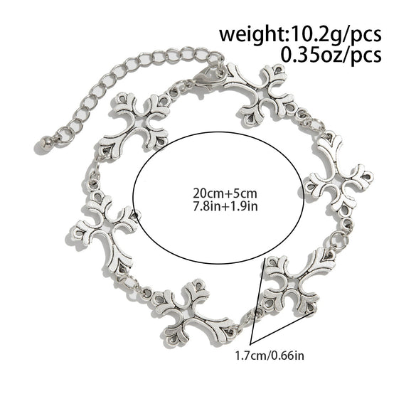 Men's Jewelry Alloy Geometric Cross Handmade Necklace