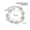 Men's Jewelry Alloy Geometric Handmade Dice Cross Stitching Necklace And Bracelet
