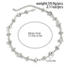 Men's Jewelry Alloy Geometric Handmade Dice Cross Stitching Necklace And Bracelet