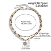 Men's Jewelry Beaded Necklace With Alloy Sun Pendant Geometric Pattern Handmade Coconut Shell Rice Beads