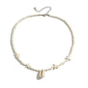 Men's Jewelry Beads Regular Chain Starfish Shell Hiphop Niche Highend Summer Clavicle Chain Handmade Geometric Style