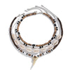 Men's Jewelry Coconut Beaded Shell Necklace With Shark Tooth Pendant Acrylic Polymer Clay Handmade
