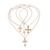 Men's Jewelry Pendant Necklace Alloy Geometric Handmade Pearl Clavicle Chain