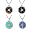 Men's Jewelry Stainless Steel Star Tiger Eye Pendant Necklace Fashion Style