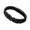 Men's Leather Woven Bracelet Jewelry