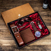 Men's Leisure Alloy Case Pu Strap Round Dial Quartz Watch