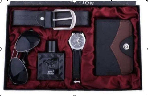 Men's Leisure Alloy Case Pu Strap Round Dial Quartz Watch
