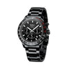Men's Leisure Metal Calendar Watch With Steel Band And Round Dial