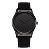 Men's Leisure Quartz Calendar Watch With Alloy Case Imitation Leather Frosted Belt And Round Dial