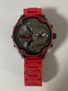 Men's Leisure Quartz Watch With Alloy Band And Stainless Steel Clasp Round Dial