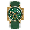 Men's Leisure Quartz Watch With Alloy Case Silicone Strap Round Dial And Spiral Crown