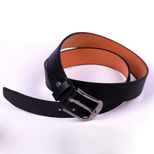 Men's Leisure Round Alloy Case Pu Strap Quartz Watch Gift Set