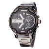 Men's Leisure Stainless Steel And Alloy Quartz Round Dial Watch