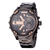 Men's Leisure Stainless Steel And Alloy Quartz Round Dial Watch