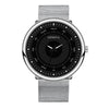 Men's Luminous Alloy Mesh Band Leisure Round Dial Watch