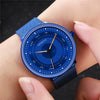 Men's Luminous Alloy Mesh Band Leisure Round Dial Watch