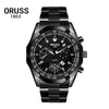 Men's Luminous Waterproof Automatic Non Mechanical Watch With Fine Steel Belt And Round Dial