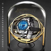 Men's Luminous Waterproof Automatic Non Mechanical Watch With Fine Steel Belt And Round Dial