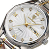 Men's Luxury Fashion Waterproof Luminous Quartz Watch Alloy Case Genuine Leather Strap Round Dial Mineral Reinforced Glass Mirror