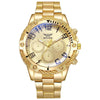 Men's Luxury Leisure Alloy Quartz Watch With Round Dial