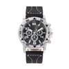 Men's Metal Alloy Stainless Steel Fashion Business Round Digital Quartz Wrist Watch