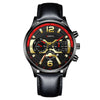 Men's Metal Belt Quartz Watch With Round Dial Fashion Trend Luminous