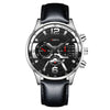 Men's Metal Belt Quartz Watch With Round Dial Fashion Trend Luminous