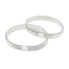 Men's Metal Elastic Arm Ring Bracelet Geometric Electroplated