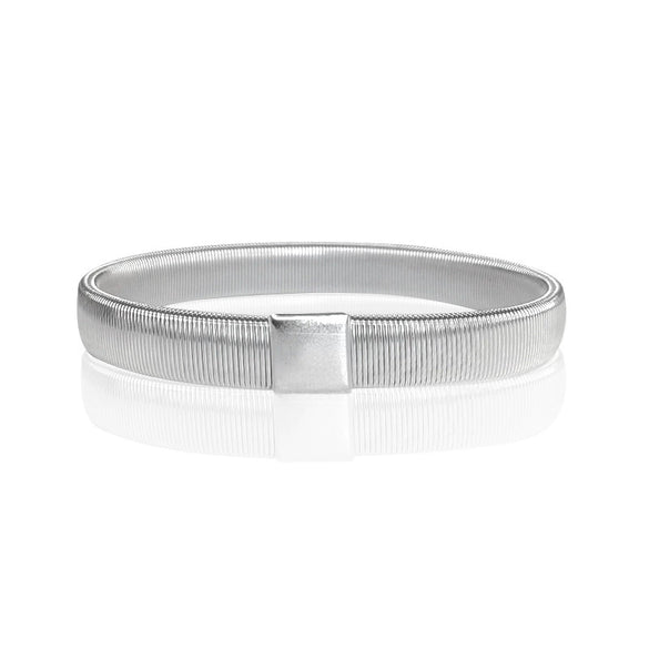 Men's Metal Elastic Arm Ring Bracelet Geometric Electroplated