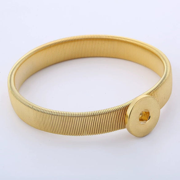 Men's Metal Geometric Arm Ring Bracelet With Electroplating