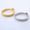Men's Metal Geometric Arm Ring Bracelet With Electroplating