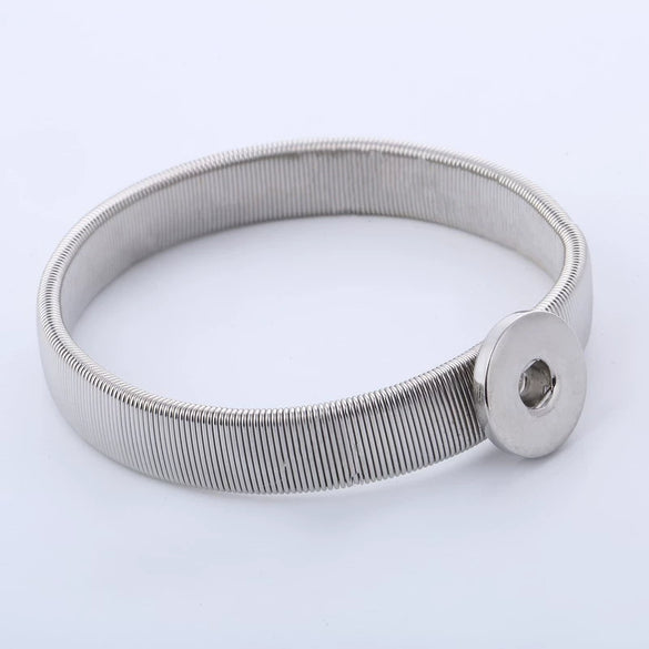 Men's Metal Geometric Arm Ring Bracelet With Electroplating