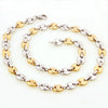 Men's Minimalist Titanium Steel Hiphop Coffee Bean Pig Nose Chain Necklace With Polishing Treatment